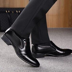 Men’s Dress Shoes Oxfords Uniform Business Slip On Formal